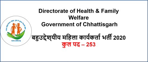 You are currently viewing Cg Health Dep. ANM Bharti 2020, Rural Health Coordinator / Multipurpose Worker Female / ANM Online Form