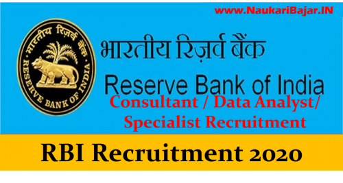 RBI Consultant Online Form
