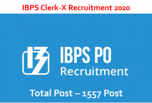 Read more about the article IBPS CRP Clerk-X Recruitment 2020- Apply For 1557 Vacancies