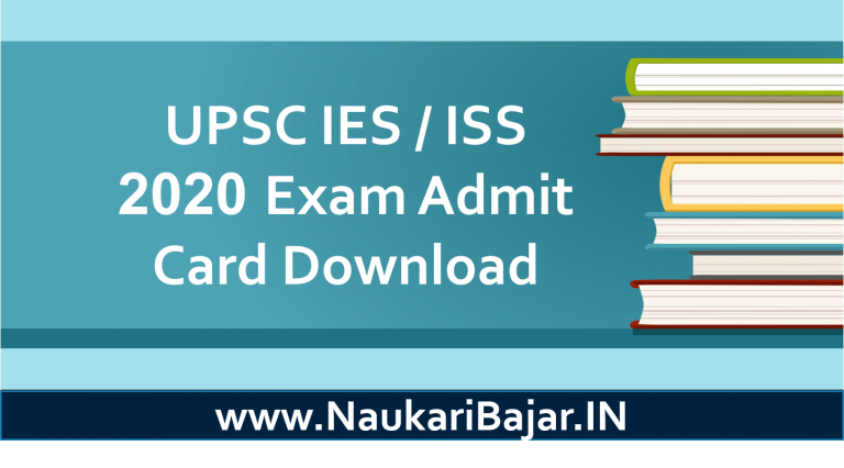 Upsc-ISS-IES-Admit-Card