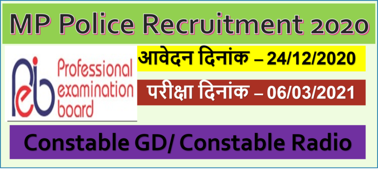 MP Vyapam Police Recruitment