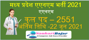 Read more about the article NHM MP ANM online Form 2021 @mponline.gov.in I राष्‍ट्रीय स्‍वास्‍थ्‍य मिशन म.प्र. अंतर्गत 2551 एएनएम भर्ती