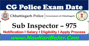 Read more about the article CG Police SI Exam Date 2022 – Cg Police Sub Inspector Admit Card Download Link Here