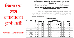 Read more about the article Durg Recruitment 2023 I जिला दुर्ग में सहायक ग्रेड 3 एवं वाहन चालकों के पदों में भर्ती