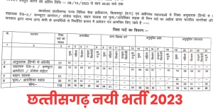 Read more about the article Bilaspur Chhattisgarh Recruitment 2023 I छत्‍तीसगढ़ राज्‍य विधिक सेवा प्राधिकरण, बिलासपुर भर्ती