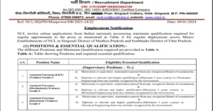 Read more about the article NCL Assistant Foreman Recruitment 2024 – Apply for 150 Vacancies